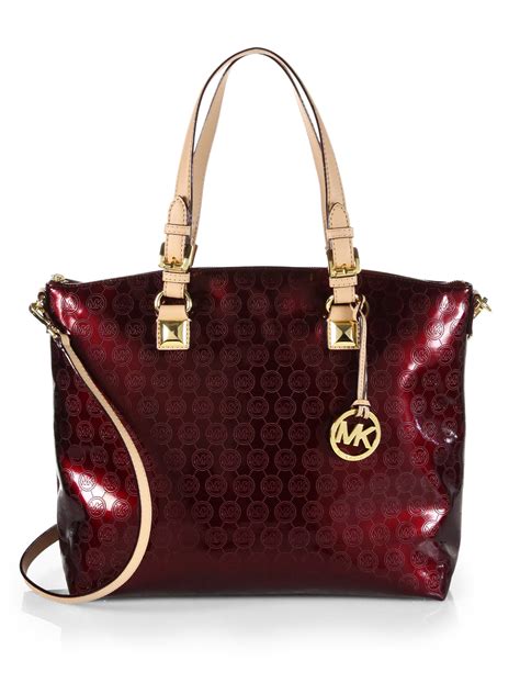 michael kors bordeaux satchel|Michael Kors satchel on sale.